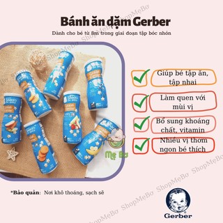 [GERBER] BÁNH ĂN DẶM GERBER (giai đoạn bốc nhón)