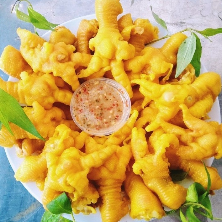Chân gà ủ muối hoa tiêu rút xương