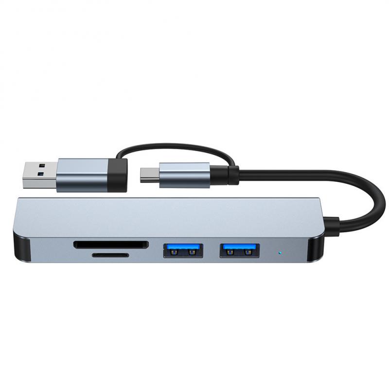 Bộ Chia Nhiều Cổng USB Type C 3.0 2.0 PD SD TF Cho Lenovo Xiaomi Macbook Pro PC