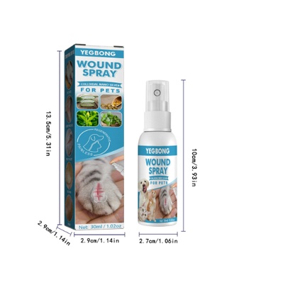 Chai Xịt Nhanh Lành Vết Thương Cho Thú Cưng Yegbong 30ml