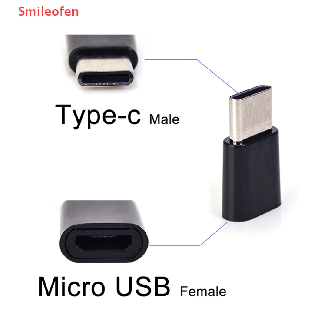 Đầu Chuyển Đổi Micro USB Cái Sang Type-C Đực Đầy Tiện Lợi Mới