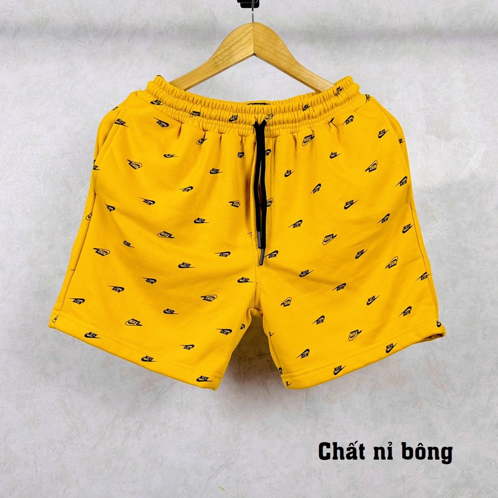 Quần short Unisex, quần đùi nam nữ cá tính chất dày dặn