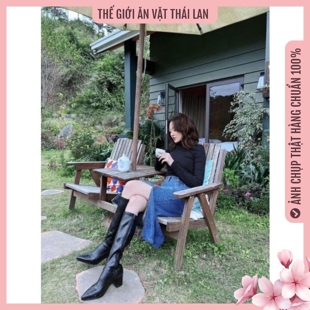 Áo thun tay dài cổ lọ ( chọn màu note chú ý )