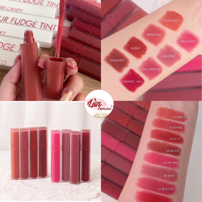 Son kem lì mềm mịn môi Romand Blur Fudge Tint