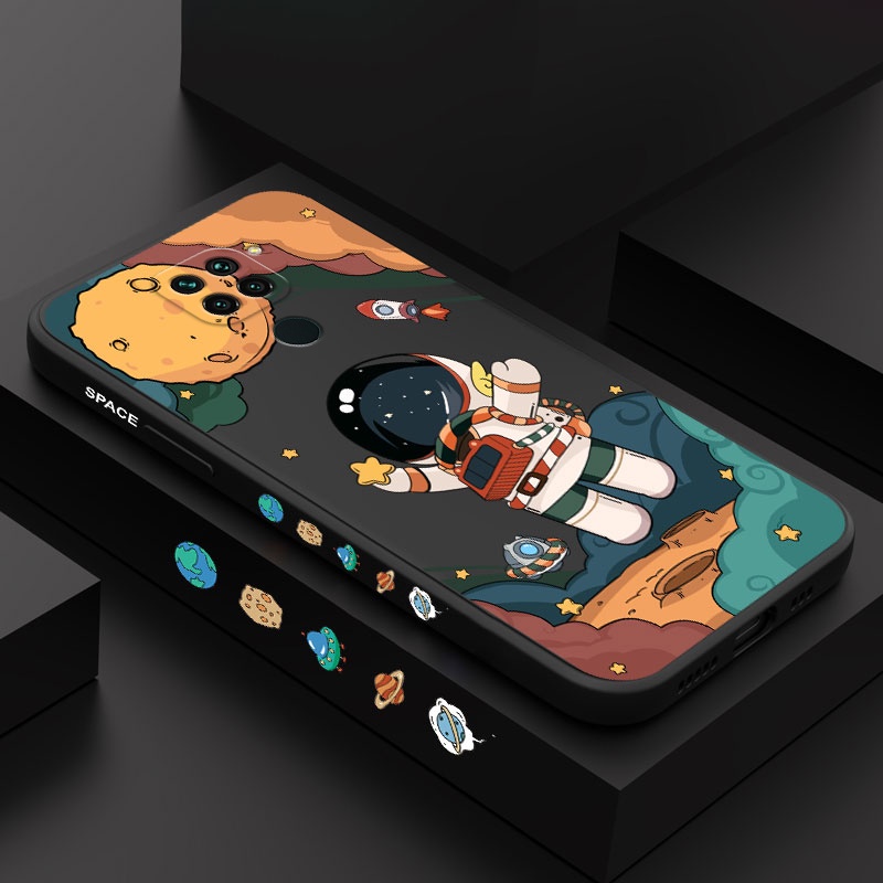Ốp Điện Thoại Họa Tiết Phi Hành Gia Cho Xiaomi Redmi Note 9 8 7 Pro Max 9Pro 9S 9T