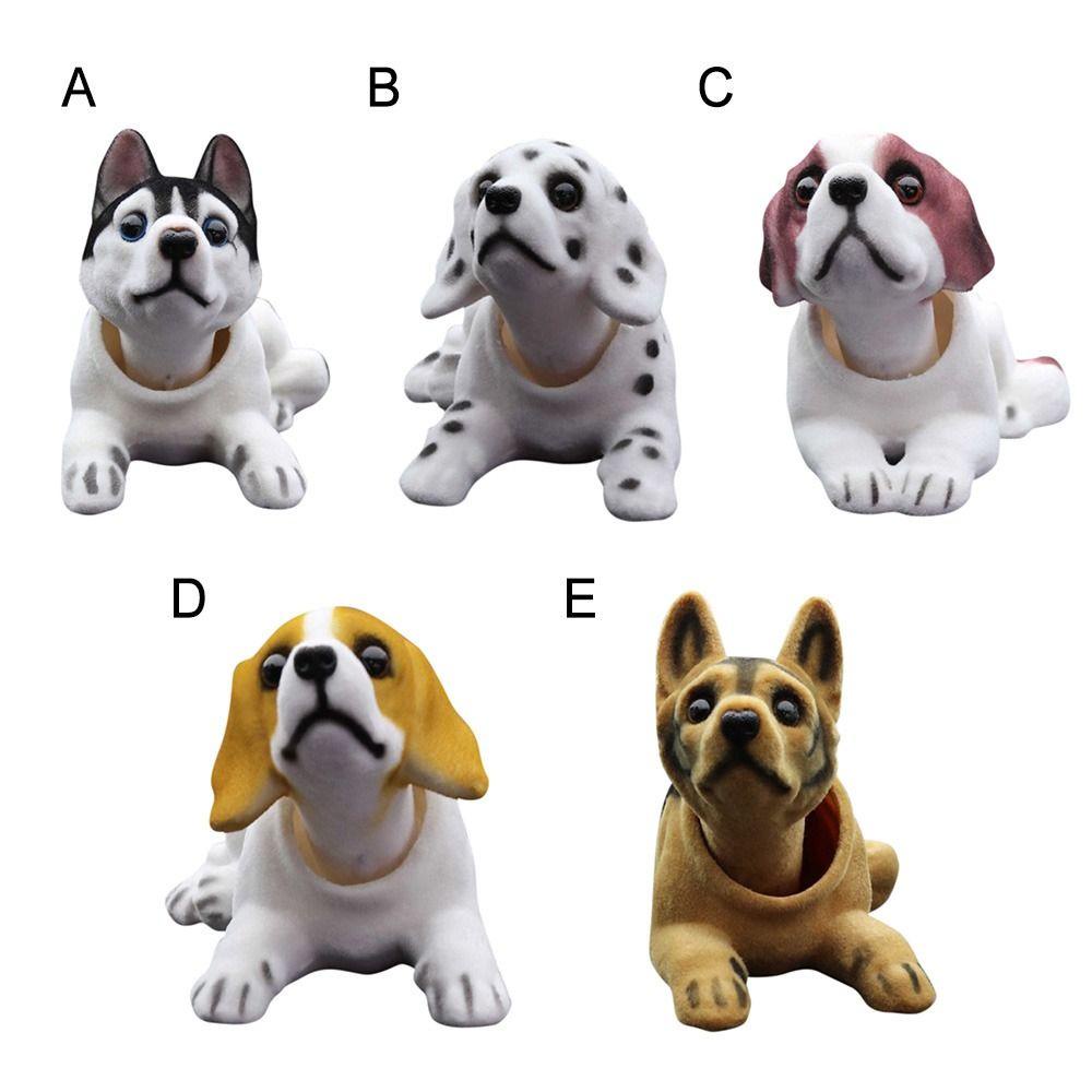 Búp Bê Lắc Đầu Hình Chú Chó Shepherd Beagle Sáng Tạo Trang Trí Bàn
