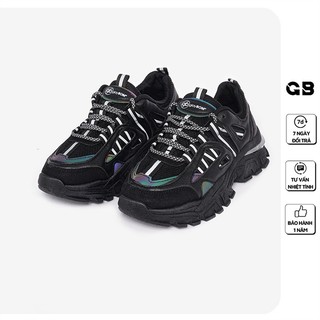 [Mã WABRMH99 giảm 12% đơn 99K]Giày Thể Thao Nữ giayBOM Phản Quang Đế Cao 4 cm B1089