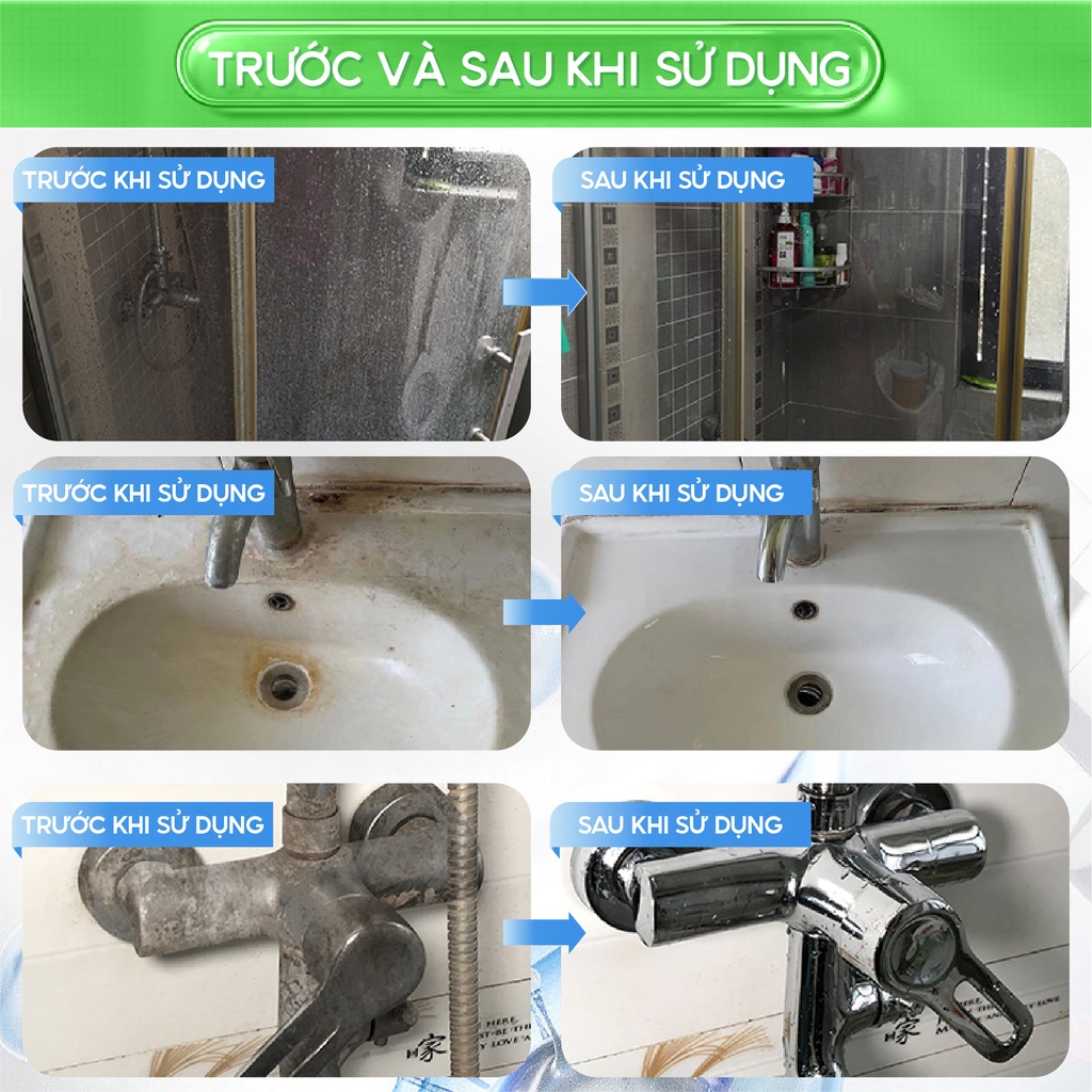 COMBO X5 Tẩy Cặn Canxi Dr Organica Osaro 500ML Vệ Sinh Canxi Bám Trên Vòi Hoa Sen, Vách Kính, Bồn Tắm ...