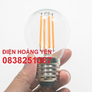 [GIÁ HỦY DIỆT] BÓNG ĐÈN LED EDISION 4W TRÁI CHANH - G45 - ĐÈN TRANG TRÍ