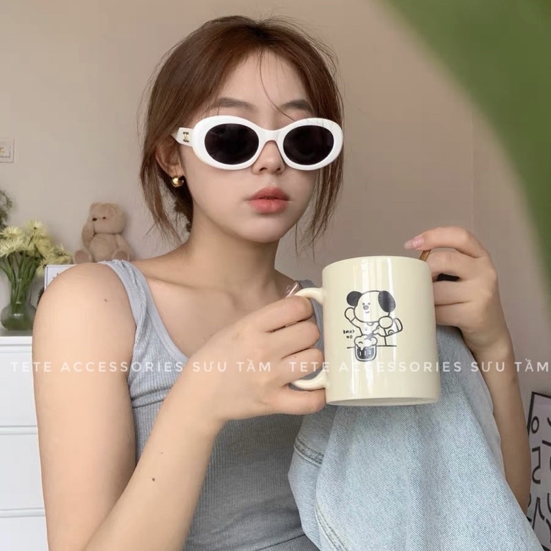 Kính CLine thời trang nam nữ 🌸Kính râm mát bầu dục oval