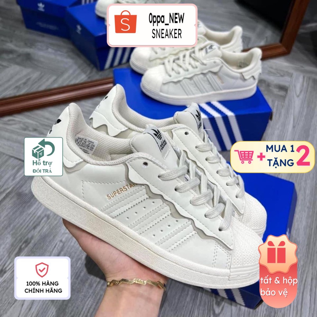 Giày _Adidas Supper Star, giày das mũi sò bản mới nhất S.Cấp Full Box Bill