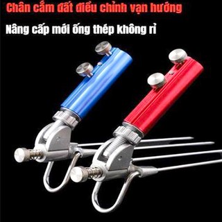 Chân cắm đất gác cần, chân cắm gác cần xoay 360 độ