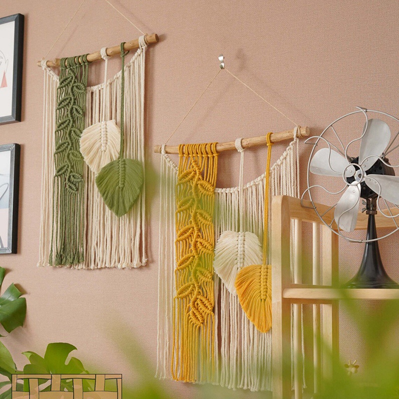 Dây Macrame Treo Tường Trang Trí Phong Cách Boho
