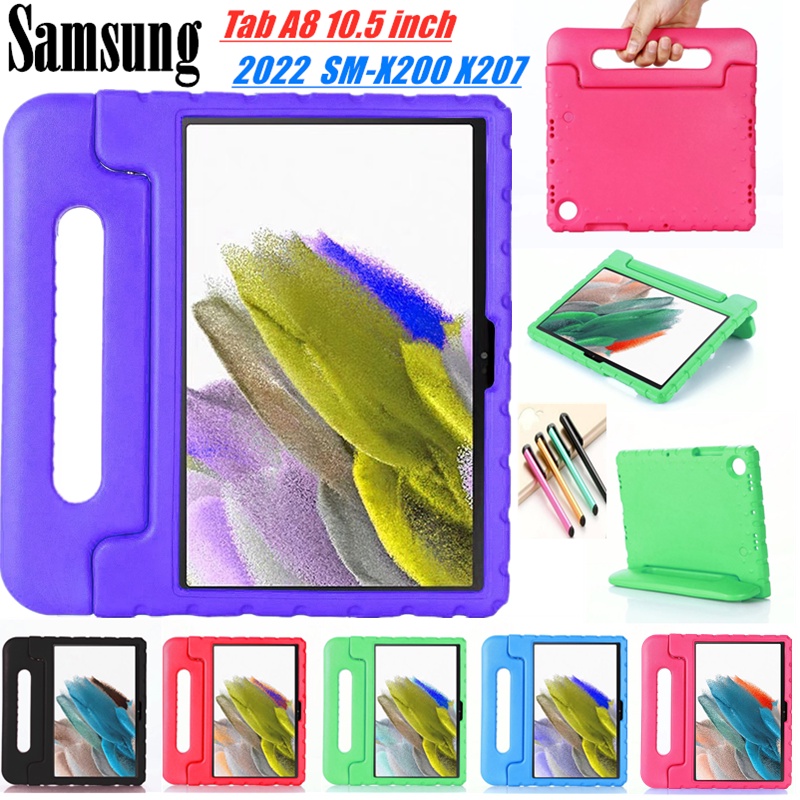 Ốp Máy Tính Bảng Bằng Xốp EVA Chống Sốc Có Tay Cầm Và Giá Đỡ Cho Samsung Galaxy Tab A8 10.5 2021 2022 SM-X200 X205 X207