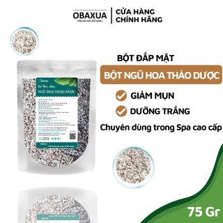 Bột ngũ hoa thảo dược Obaxua - Mặt nạ bột cho Spa cao cấp - Giúp giảm mụn, dưỡng ẩm, ngừa lão hóa