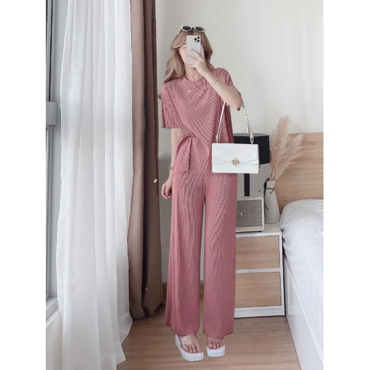 Sét bộ xuân hè phối quần ống suông phong cách thời trang_SBNT_0024