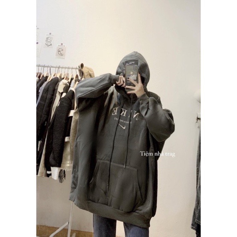 Áo hoodie nỉ cotton chữ và dấu phẩy LN12