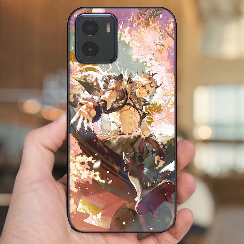 Ốp lưng Vivo Y15s, Y15a viền đen in hình Arataki Itto Genshin Impact