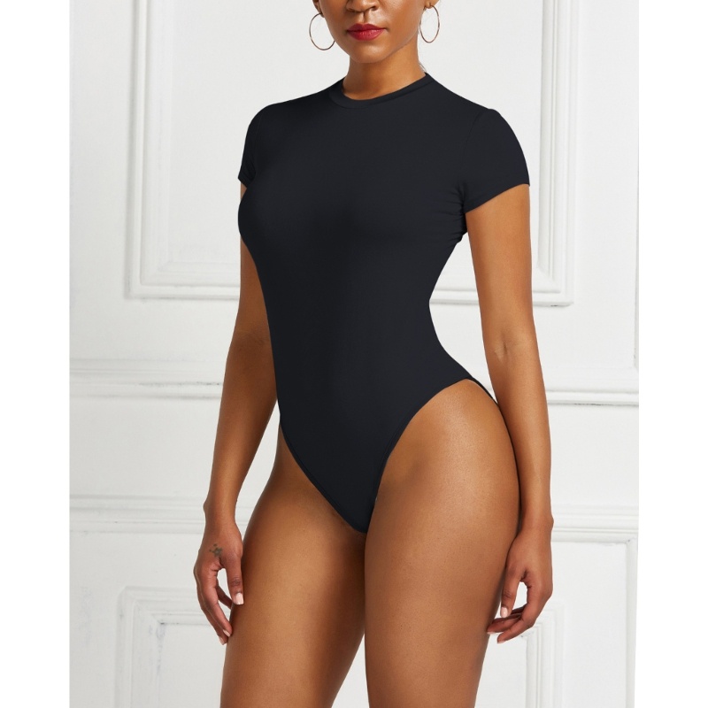 Áo Thun Tay Ngắn Cổ Tròn Màu Sắc Đơn Giản Cho Nữ