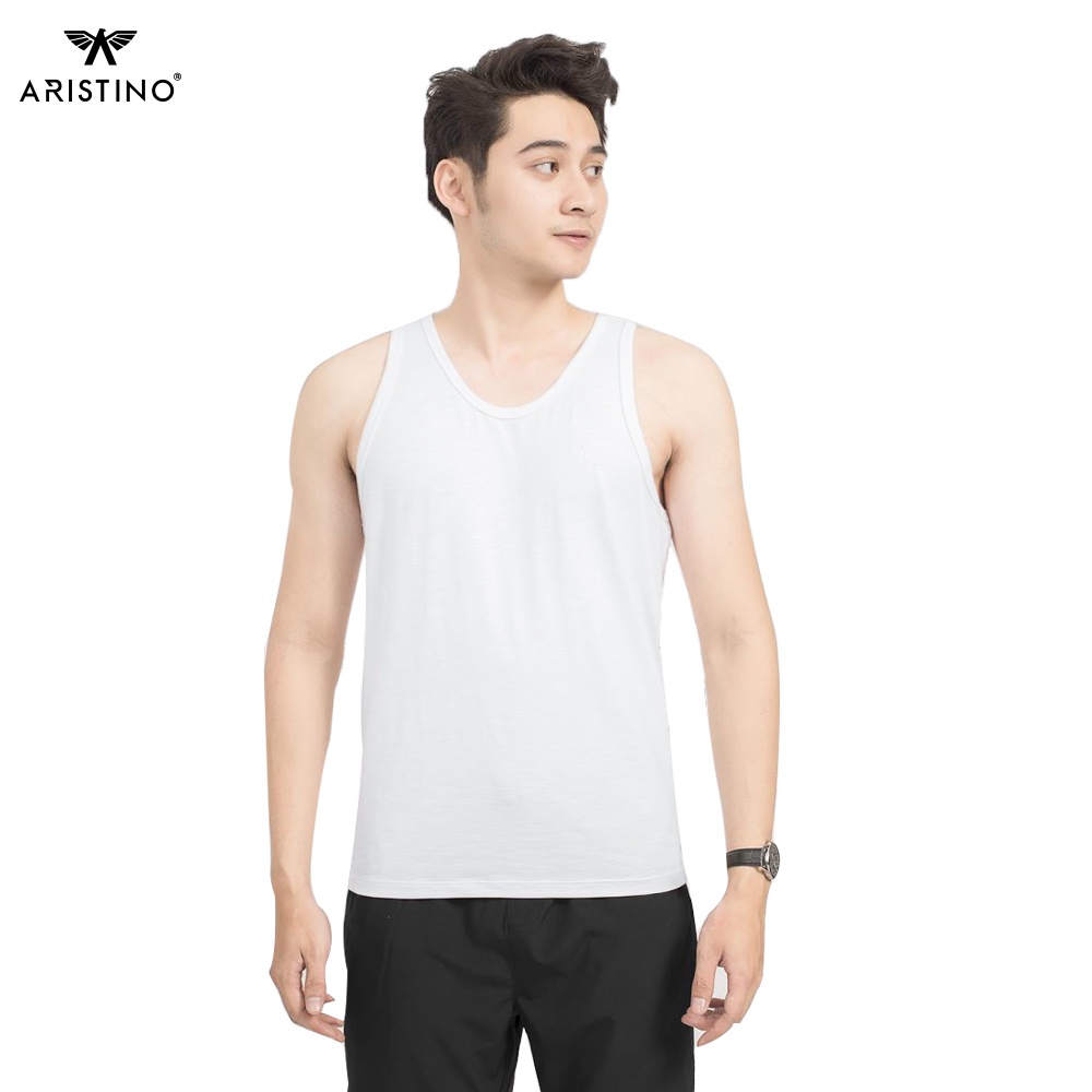 Áo ba lỗ tanktop nam ARISTINO unisex, áo thun chất liệu cotton thấm hút mồ hôi, thoáng mát AC-21