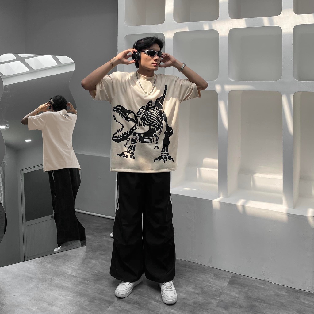 ÁO THUN FF FORM RỘNG DINOSAUR TEE, VẢI THUN 2 CHIỀU COTTON 250GSM