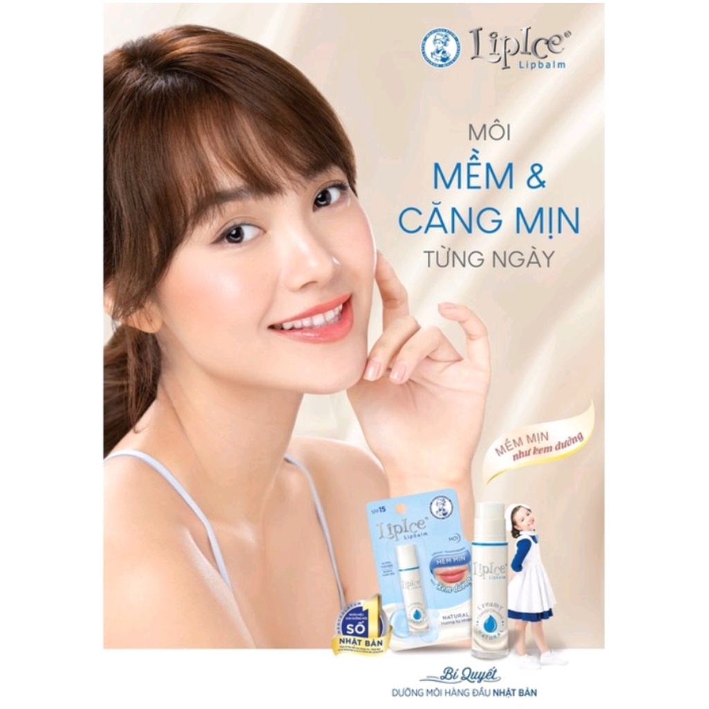 Son dưỡng không màu chuyển kem mịn Lipice Creamy 4.3g