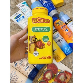 Kẹo gum gấu lil critters c d kẽm tăng đề kháng cho bé 9/23