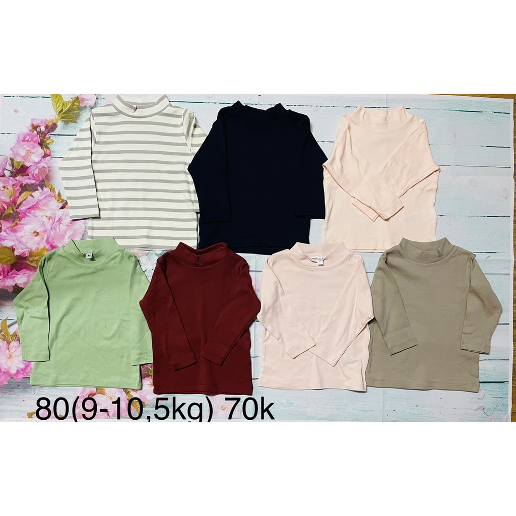 Áo giữ nhiệt Muji cho bé trai, bé gái từ 9-43kg