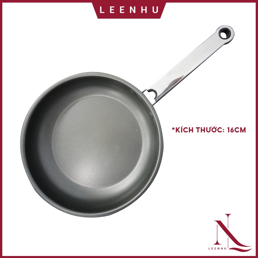 Chảo chống dính 16cm dùng được mọi loại bếp Happy Cook HC-3DF16 - Hàng chính hãng