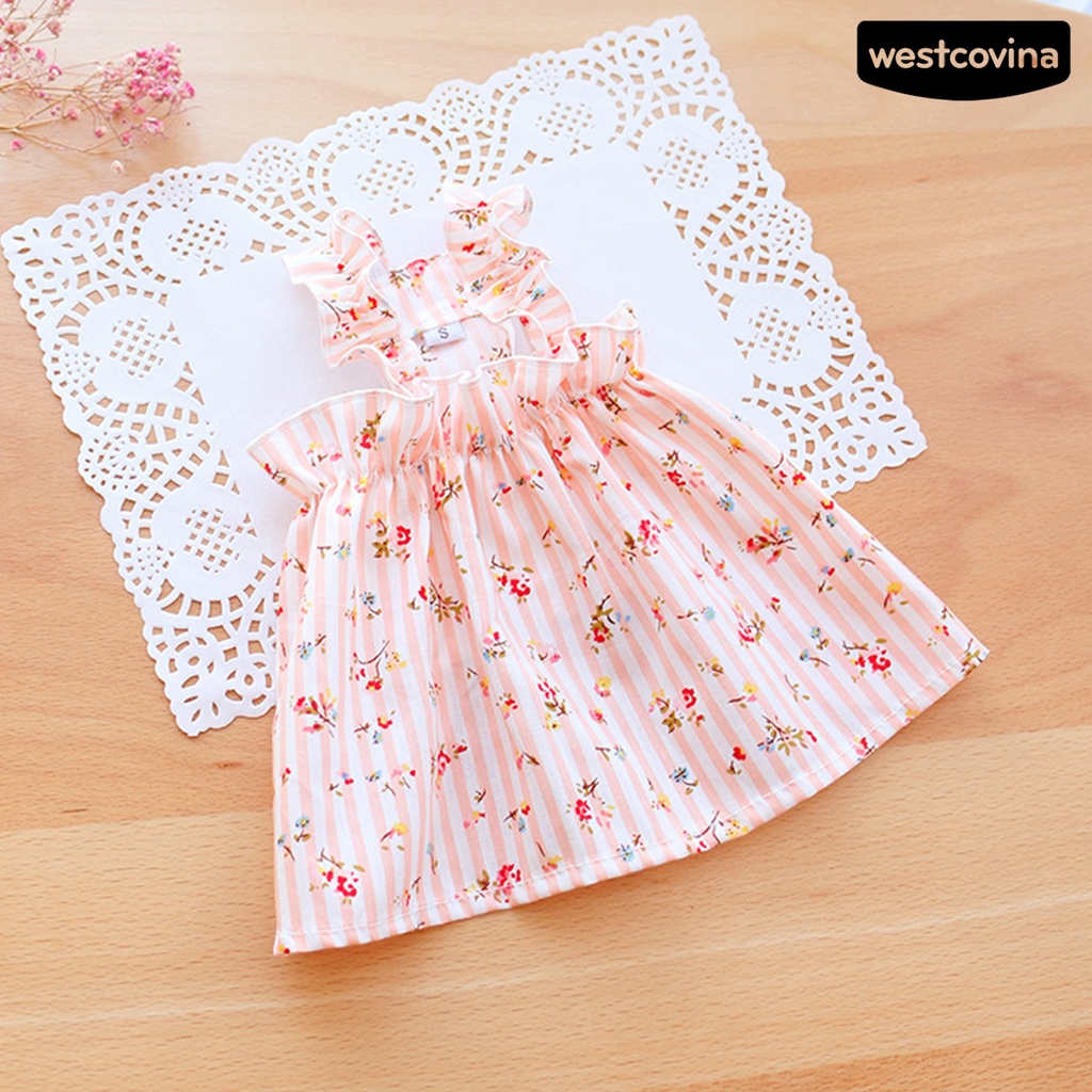 [Hot]♝Đầm Hoa Hai Dây Chống Nắng Thời Trang Dành Cho Cún Cưng