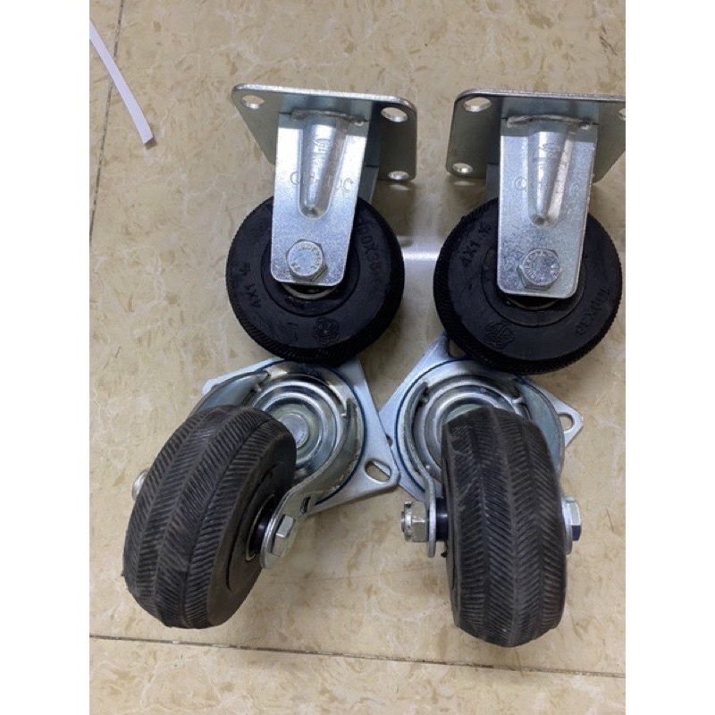 Bánh Xe cao su 100 mm / giá sỉ
