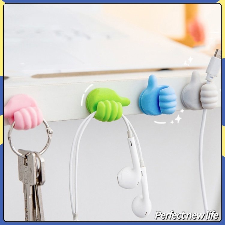 Giá Đỡ Dây Cáp Sạc / Truyền Dữ Liệu USB Hình Dạng Lên Tường