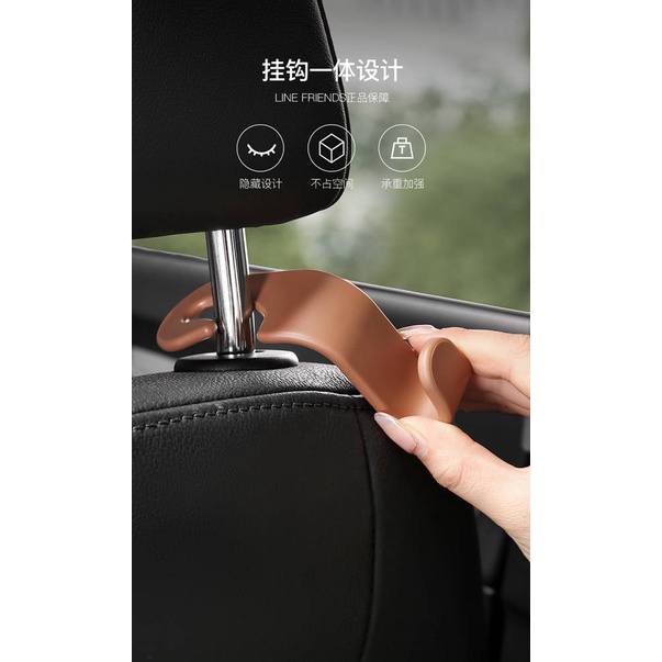 Car Cartoon Hook Seat Back Storage Hook Car Supplies Cute Hook New Hook Car Storage Can fVD9
