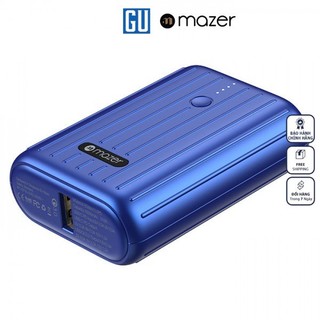 Pin dự phòng mazer supper mini v2 10000mah sạc điện thoại với công suất pd 22.5w qc 3.0+ nhỏ gọn