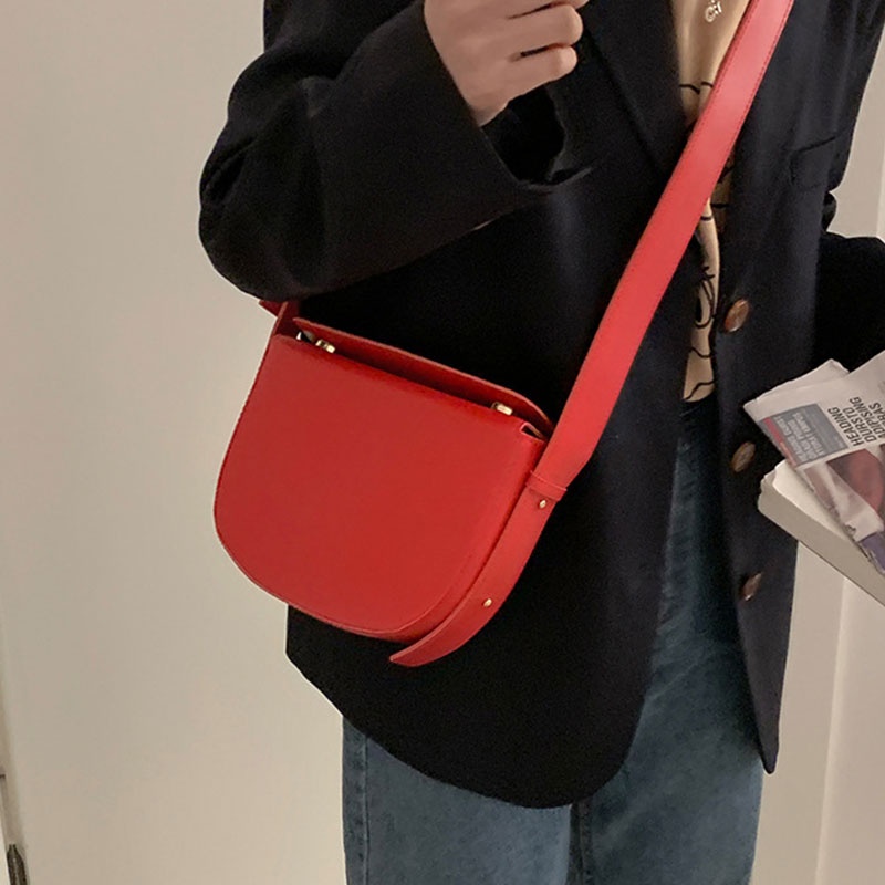 MISCHA Túi Đeo Chéo Vai Bằng Da PU Thời Trang Sành Điệu Cho Nữ