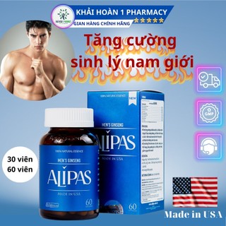 Viên uống ALIPAS Mỹ giúp tăng cường sức khỏe sinh lý ở nam giới
