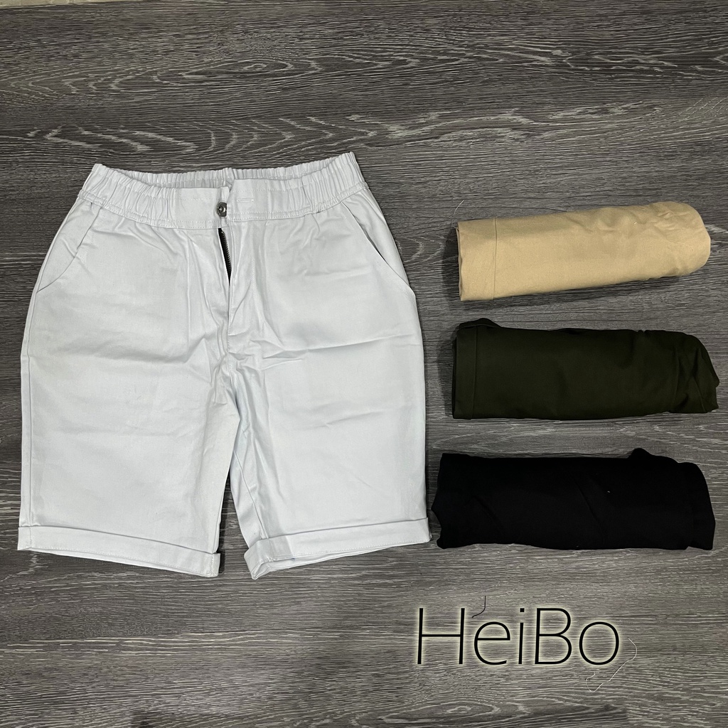 Quần Short kaKi Lưng Thun,Mềm mịn đứng form
