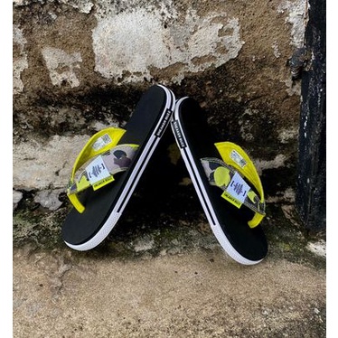 Chính Hãng - Dép sneaker buzz đen quai camo