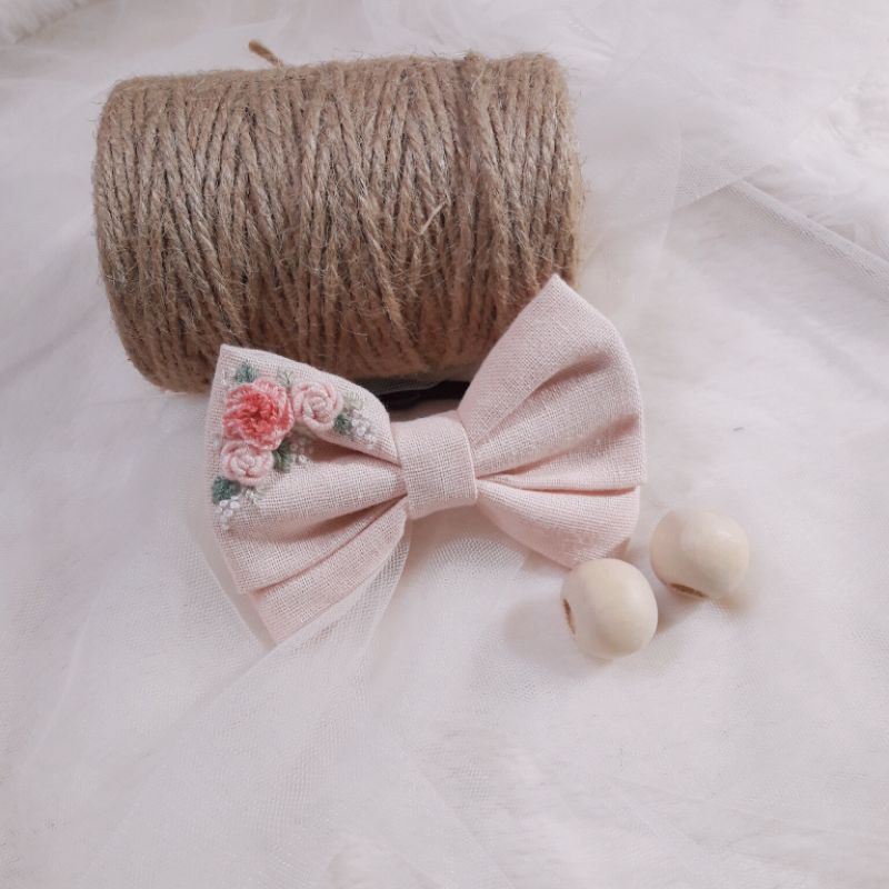 Cài tóc - cột tóc thêu tay handmade