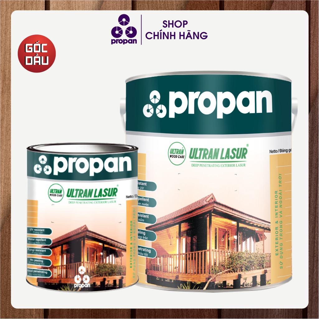 Propan - ULTRAN LASUR - EL-501 - Sơn Gỗ Ngoại Thất Chống UV