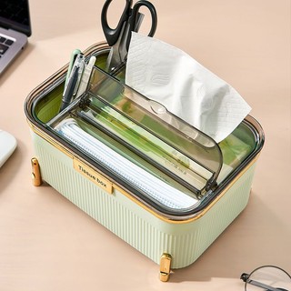Hộp đựng khăn giấy để bàn đa năng sáng tạo sang trọng ilifehome
