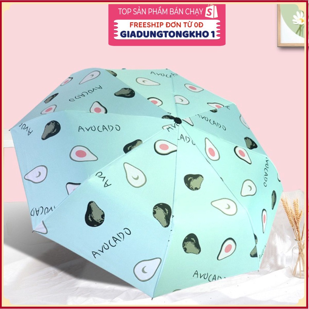 (Bán Buôn Sỉ) Dù Ô Trái Cây Ulzzang Korea - Ô Dù Họa Tiết Hoa Quả Hàn Quốc T2