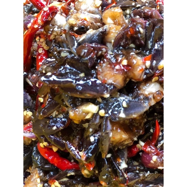Mắm Ba Khía Trộn sẵn nhà làm hủ 700gr - con to chắc thịt ,bỏ mai , ngoe ,phổi.