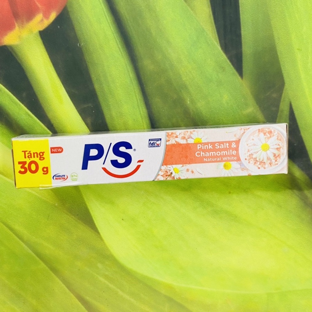 Combo 10 tuýp kem đánh răng PS muối hồng & hoa cúc- Hàng tặng 30 g
