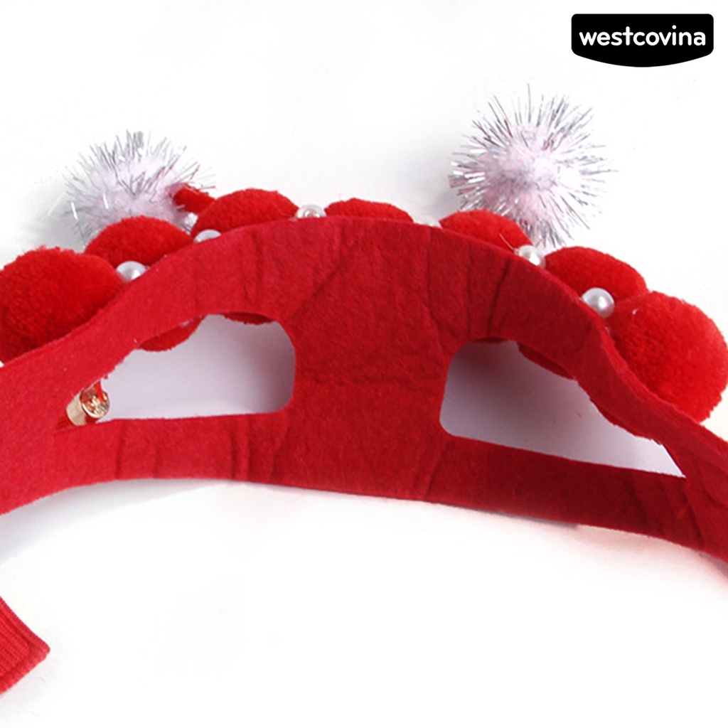 [COD]♘Mũ Lông Nhung Hóa Trang Mèo Thiết Kế Kiểu Opera Trung Hoa Trang Trí Tiệc Tùng Dành Cho Thú Cưng