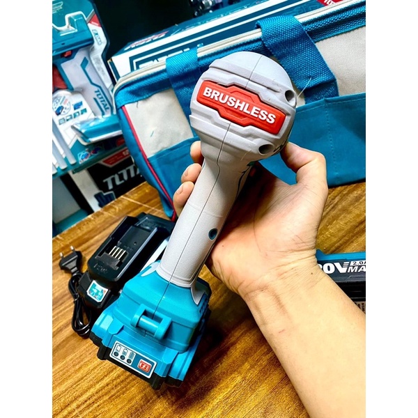 TOTAL Máy khoan búa dùng pin không chổi than TIDLI20608