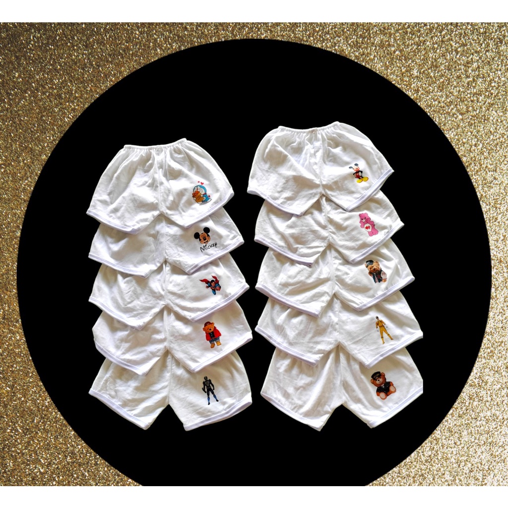 Set 10 quần đùi hình cute cho bé từ 4-20kg