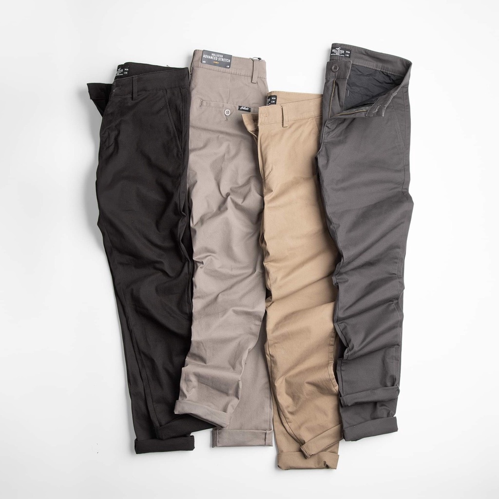 Quần Kaki Dài Hollister- Chất vải cao cấp sang trọng- Form Skiny tôn dáng