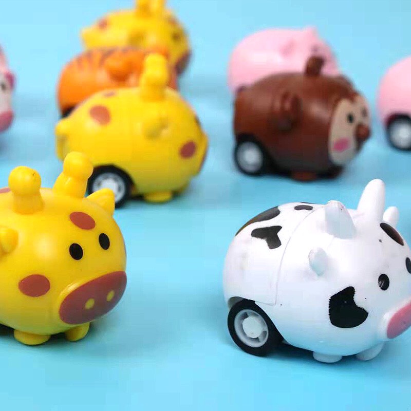 Xe Thú Mini Chạy Cót Hình Động Vật Siêu Dễ Thương Cho Bé HÀNG LOẠI 1