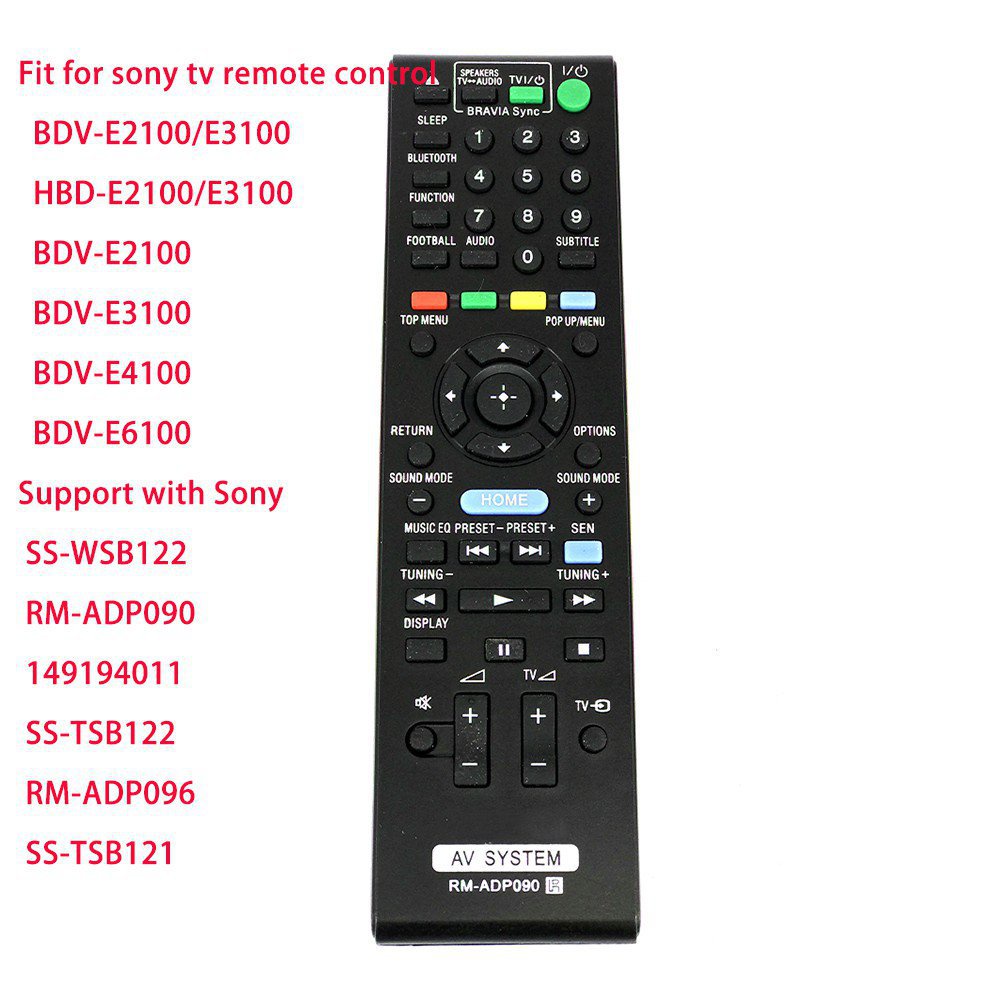 Hệ thống nghe nhìn Sony RM-ADP090 Điều khiển từ xa rạp hát tại nhà, Thích hợp cho điều khiển BDV-E21
